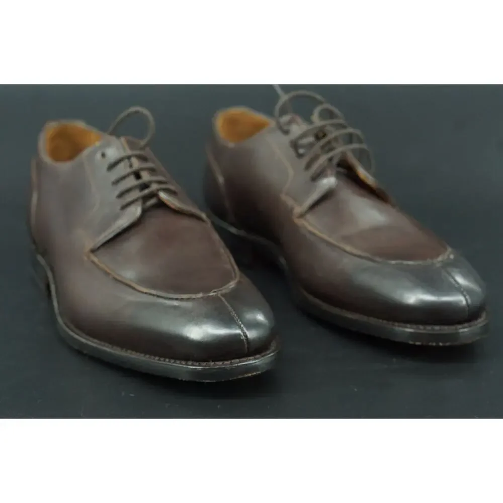 Allen Edmonds Watson Split Toe Derby Oxford Men Shoes Size 8 Brown New $395